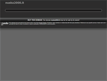 Tablet Screenshot of nuska2000.it
